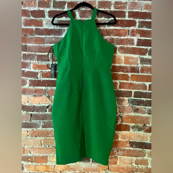 Lulu’s | women’s Green Halter Dress with Tags Size L - Picture 3 of 7